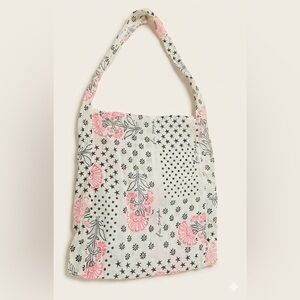 Free People Bohemian Mixed Print Gauze Tote Bag